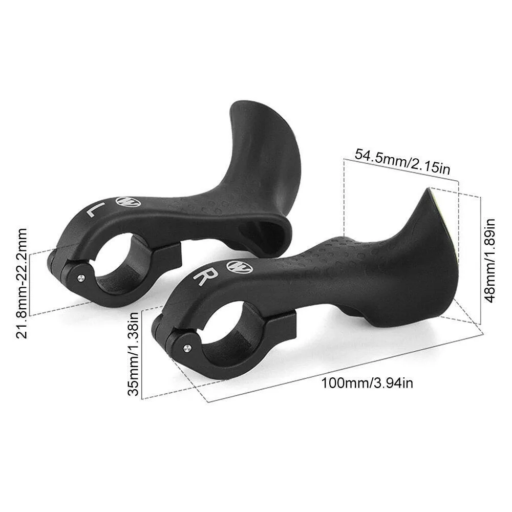 22.2mm Mountain Bike Handlebar Nylon Handle Bar Grips MTB Cover Bicycle Bar Ends Handle Ergonomic Handlebar Extender Accessories