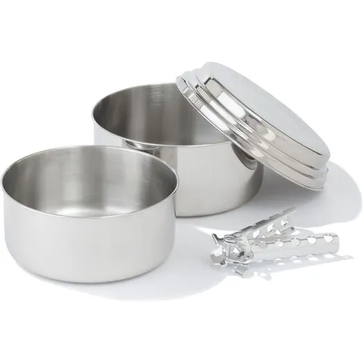 Alpine 2 Stainless Steel 2-Pot Set