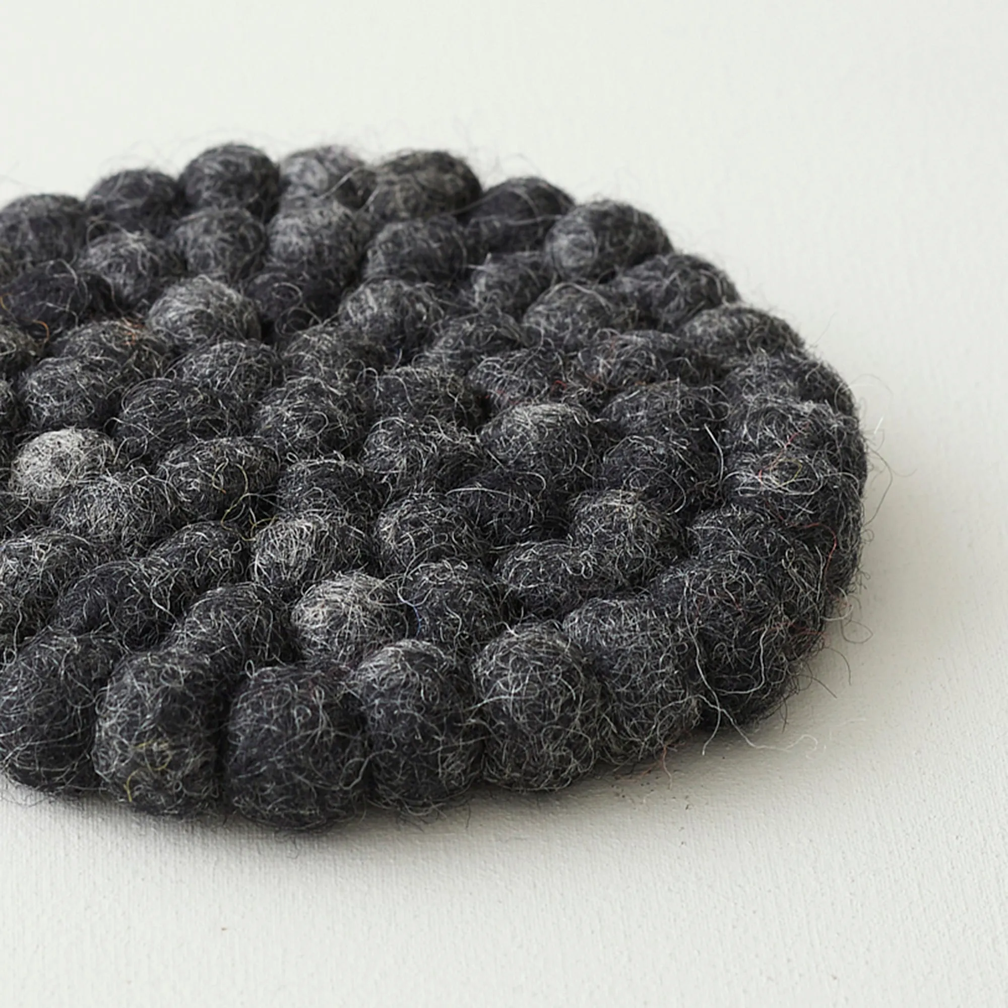 ASIK Felt Ball Coasters 12cm Pack 4 (WS)