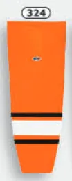 Athletic Knit (AK) HS2100-324 Philadelphia Flyers Orange Mesh Ice Hockey Socks