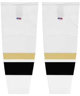 Athletic Knit (AK) HS2100-515 New Pittsburgh Penguins Third White Mesh Ice Hockey Socks