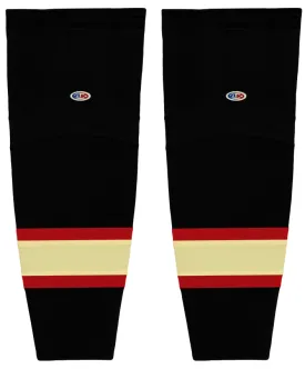 Athletic Knit (AK) HS2100-715 Chicago Blackhawks Winter Classic Black Mesh Ice Hockey Socks