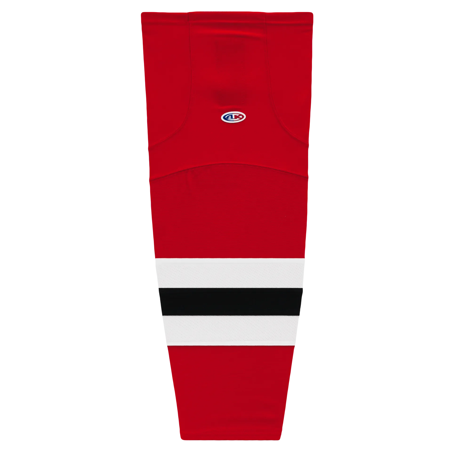 Athletic Knit (AK) HS2100-866 2017 New Jersey Devils Red Mesh Ice Hockey Socks