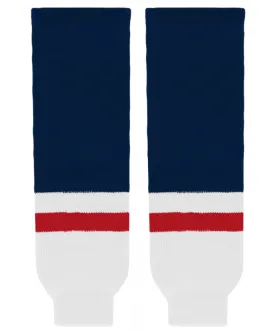 Athletic Knit (AK) HS630-807 2008 Washington Capitals White Knit Ice Hockey Socks