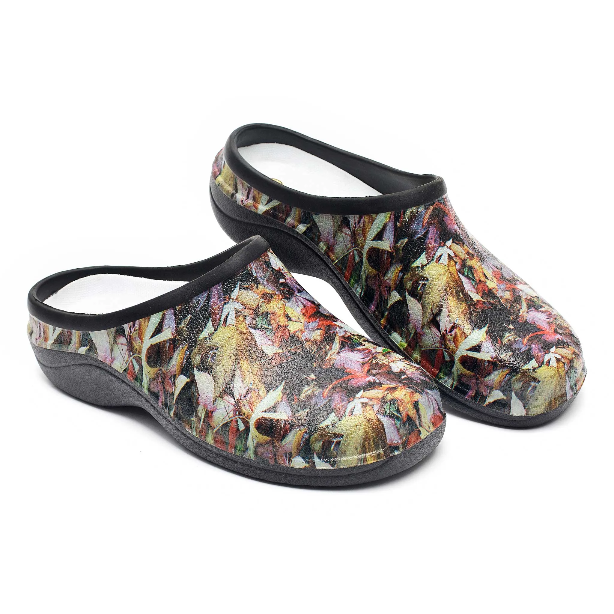 Autumn Leaves Classic Women's Clogs