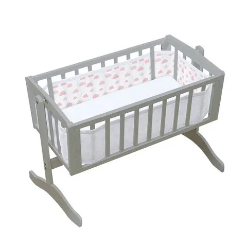 Breathable Baby Four Sided Mesh Crib Liner