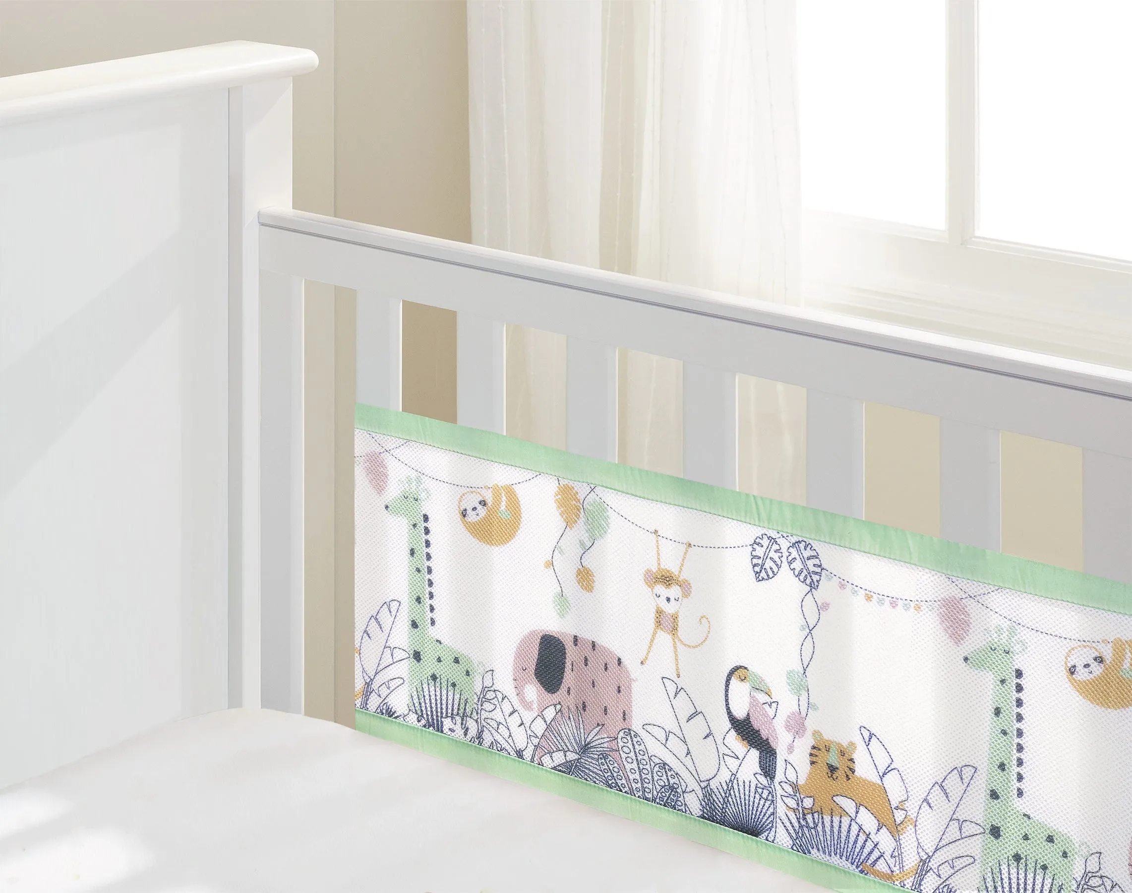 Breathable Baby Two Sided Mesh Cot Liner