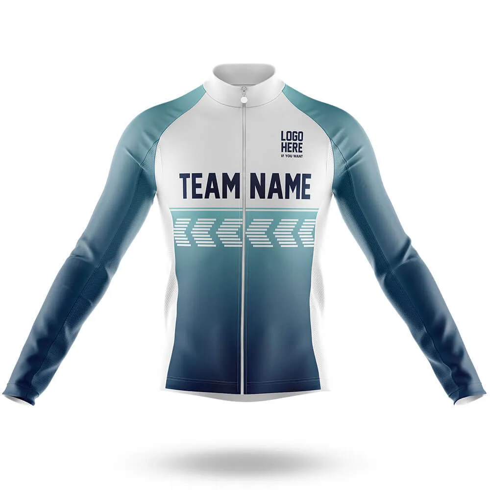 Custom Team Name S4 Blue - Men's Cycling Kit