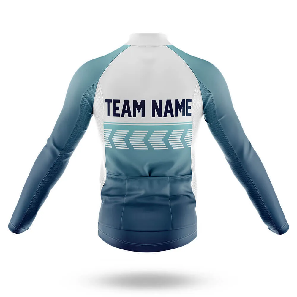 Custom Team Name S4 Blue - Men's Cycling Kit