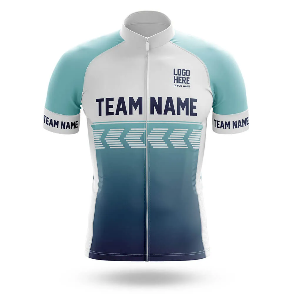 Custom Team Name S4 Blue - Men's Cycling Kit