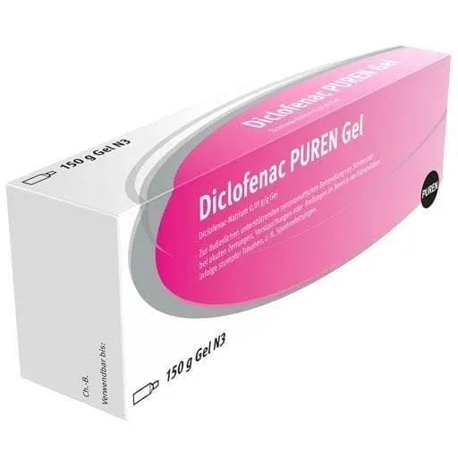 DICLOFENAC PUREN gel 150 g blunt force trauma