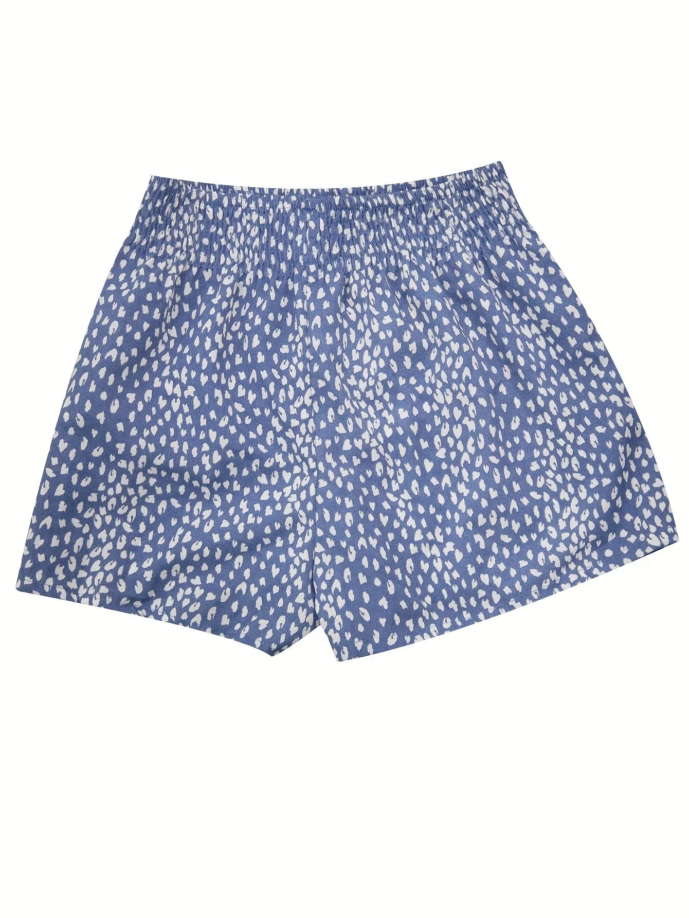 Floral Smocked Waist Shorts for Spring and Summer Fashion