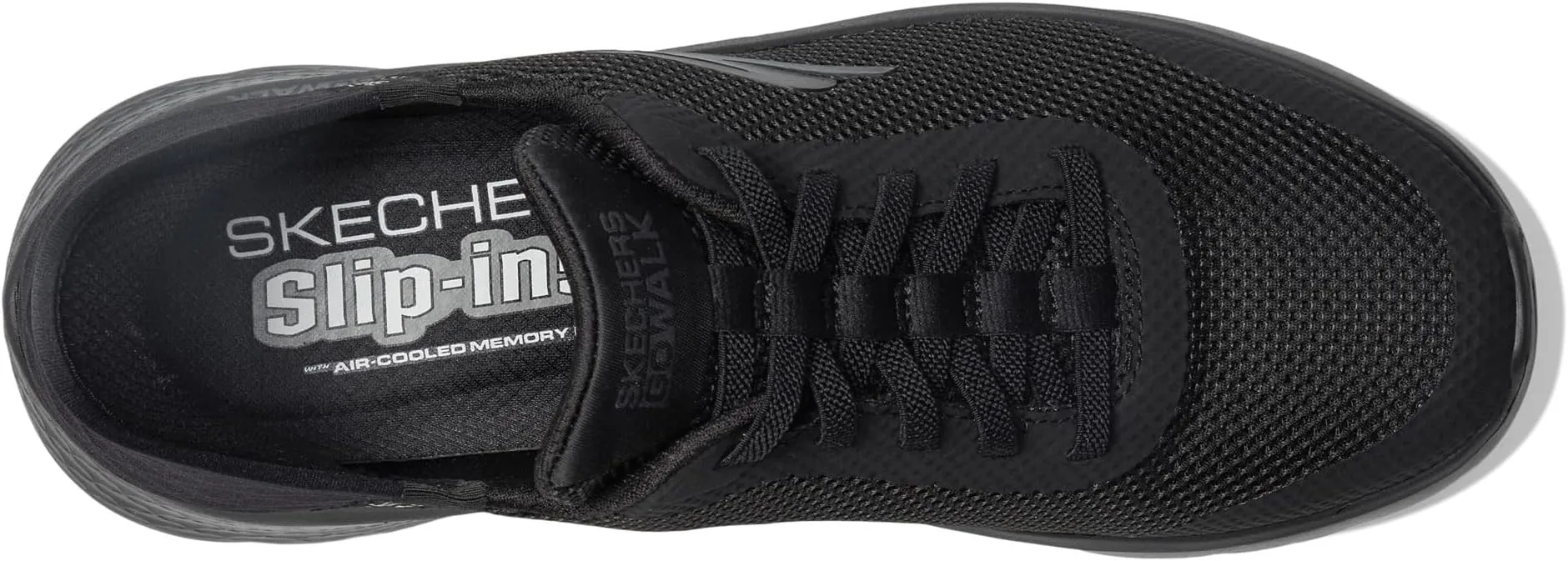 Go Walk Flex - Hands Up Hands Free Slip-Ins SKECHERS Performance Sneakers, Black/Black