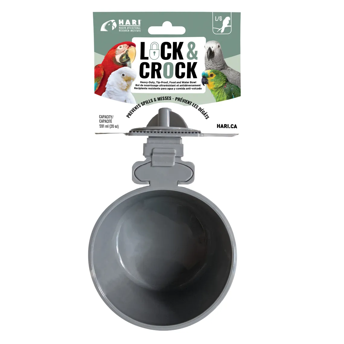 Hari Lock Crock Heavy Duty Bowl 20 oz.