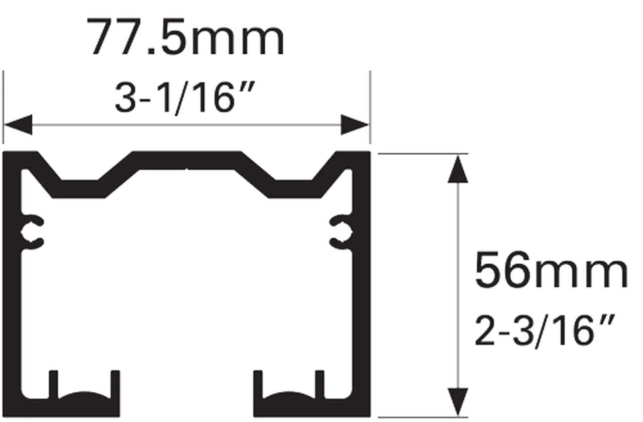 Heavy Duty Interior & Exterior Sliding Door Track