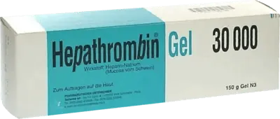 Heparin sodium (porcine), HEPATHROMBIN Gel 30,000