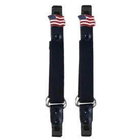 Hot Leathers BUA2008 American Flag Motorcycle Riding Pant Clips