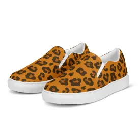 Leopard Print Rainbow Slip-on Shoes (female sizes)