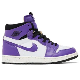 Nike Air Jordan 1 High Zoom Comfort 'Crater Purple', White