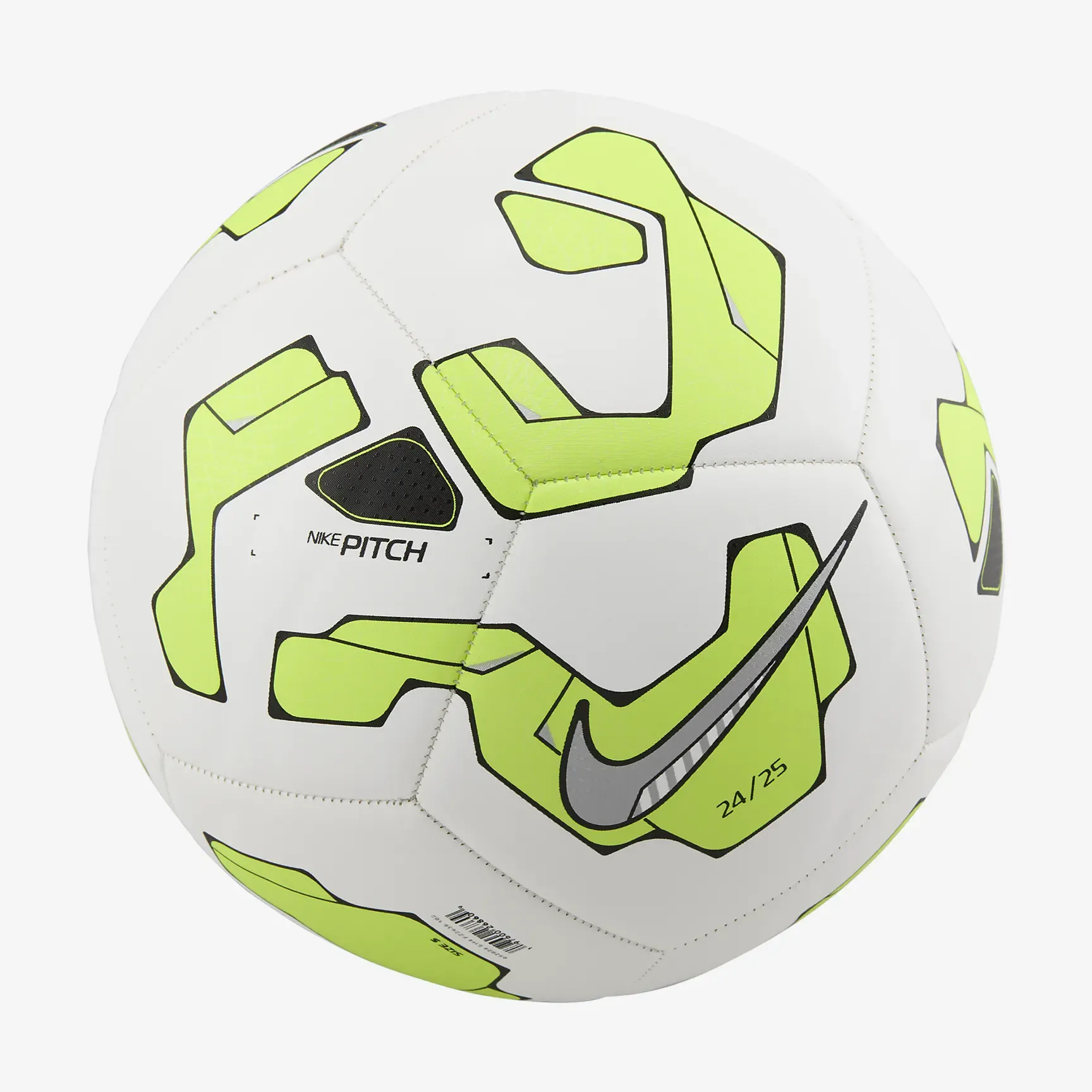 Nike Pitch 24/25 Training Ball - White/Fluro Green