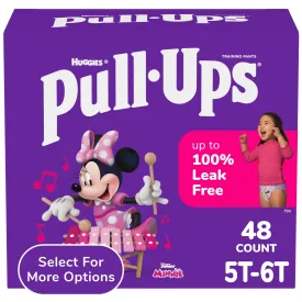 Pull-Ups Girls' Potty Training Pants, 5T-6T (50  lbs), 48 Count