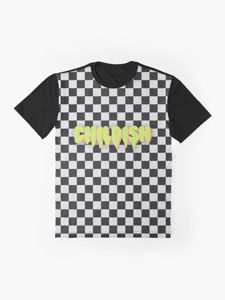 "Childish" TGFbro Graphic T-Shirt (B&W Design)