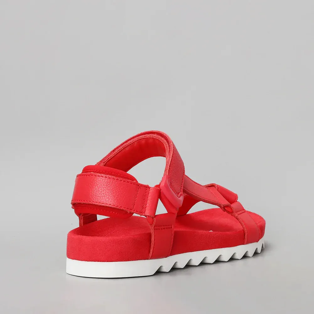 Rollie Sandal Tooth Wedge - Fiesta Red