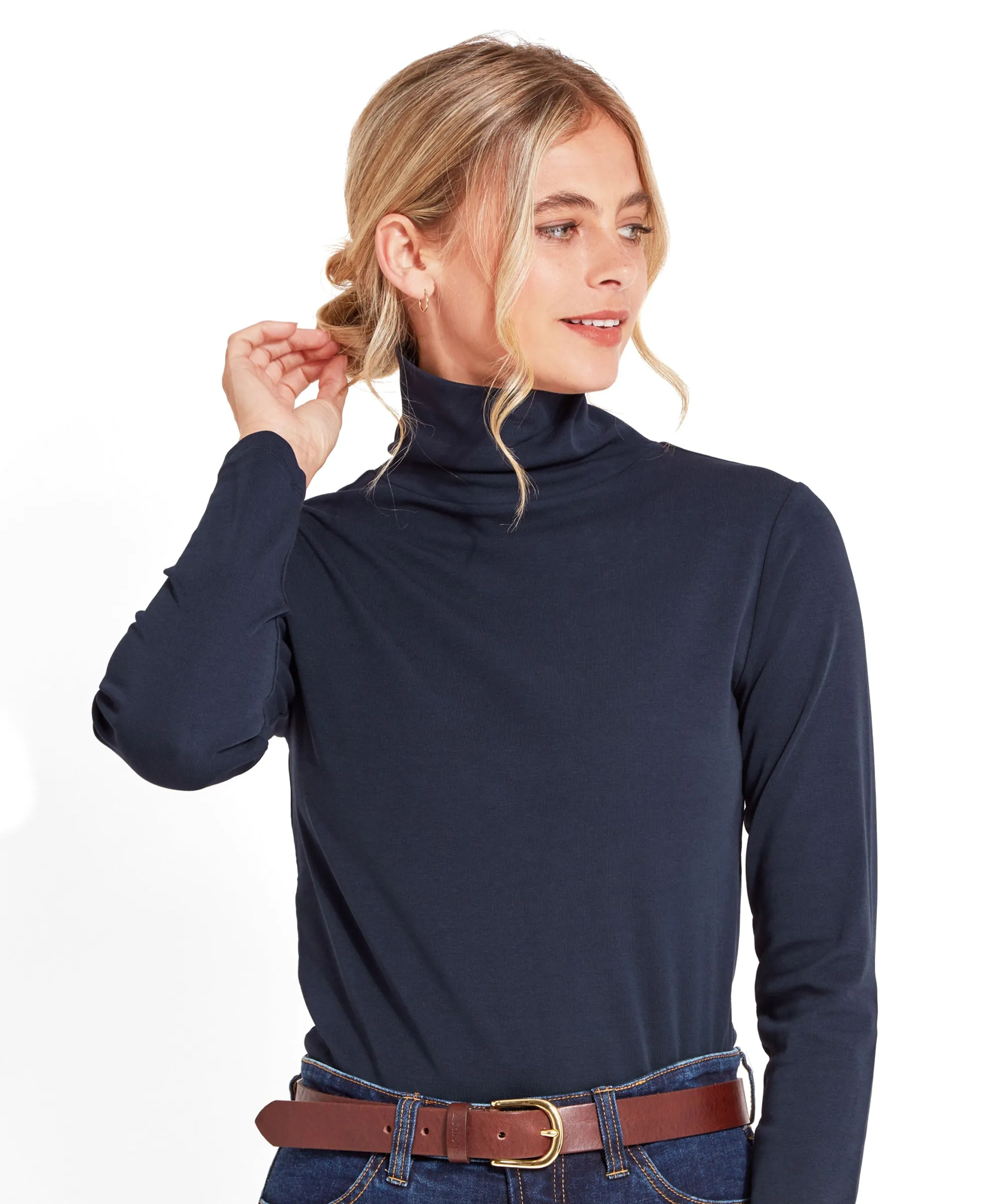 Rosedale Roll Neck - Navy