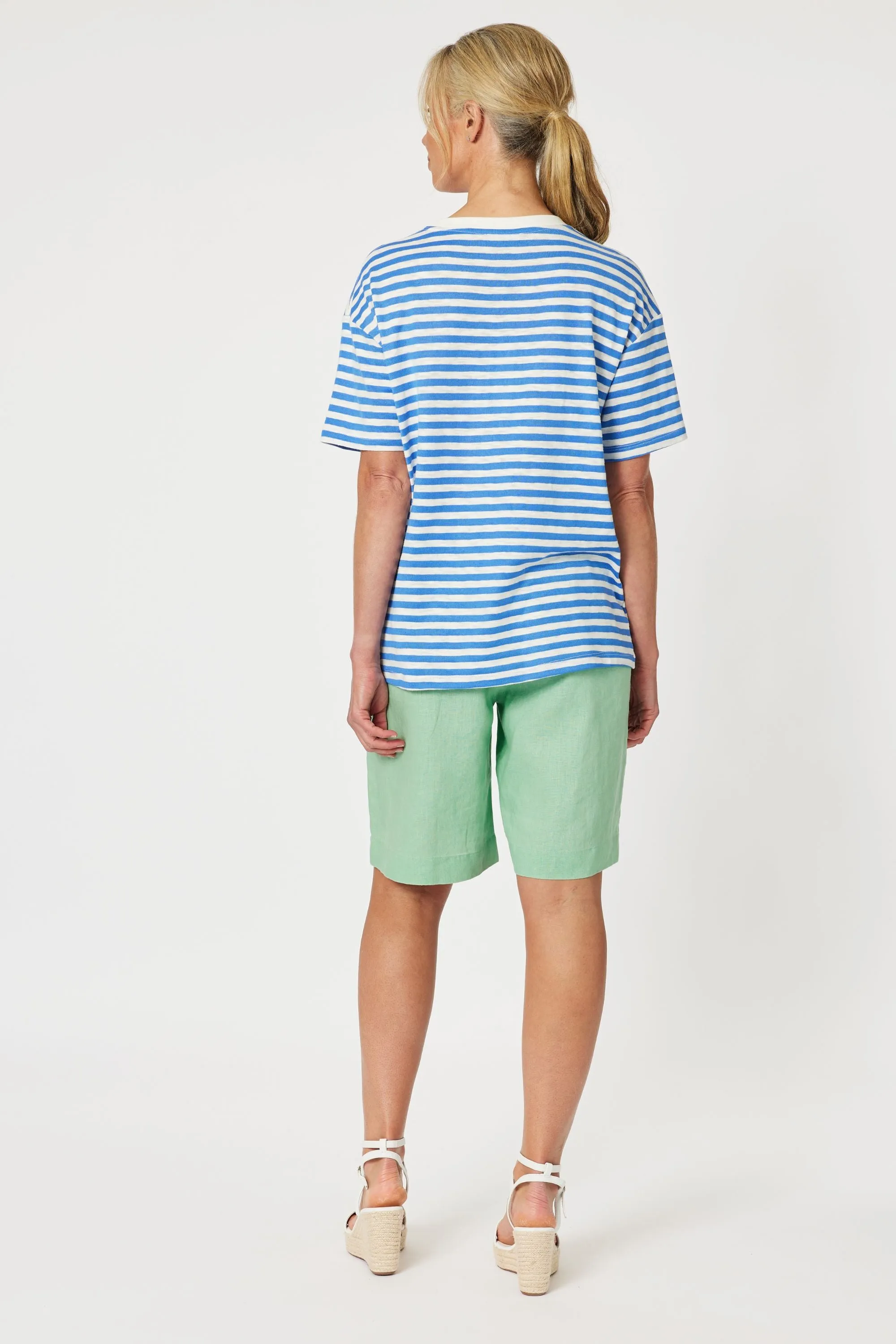 SAINT TROPEZ STRIPE TEE - 45622GS