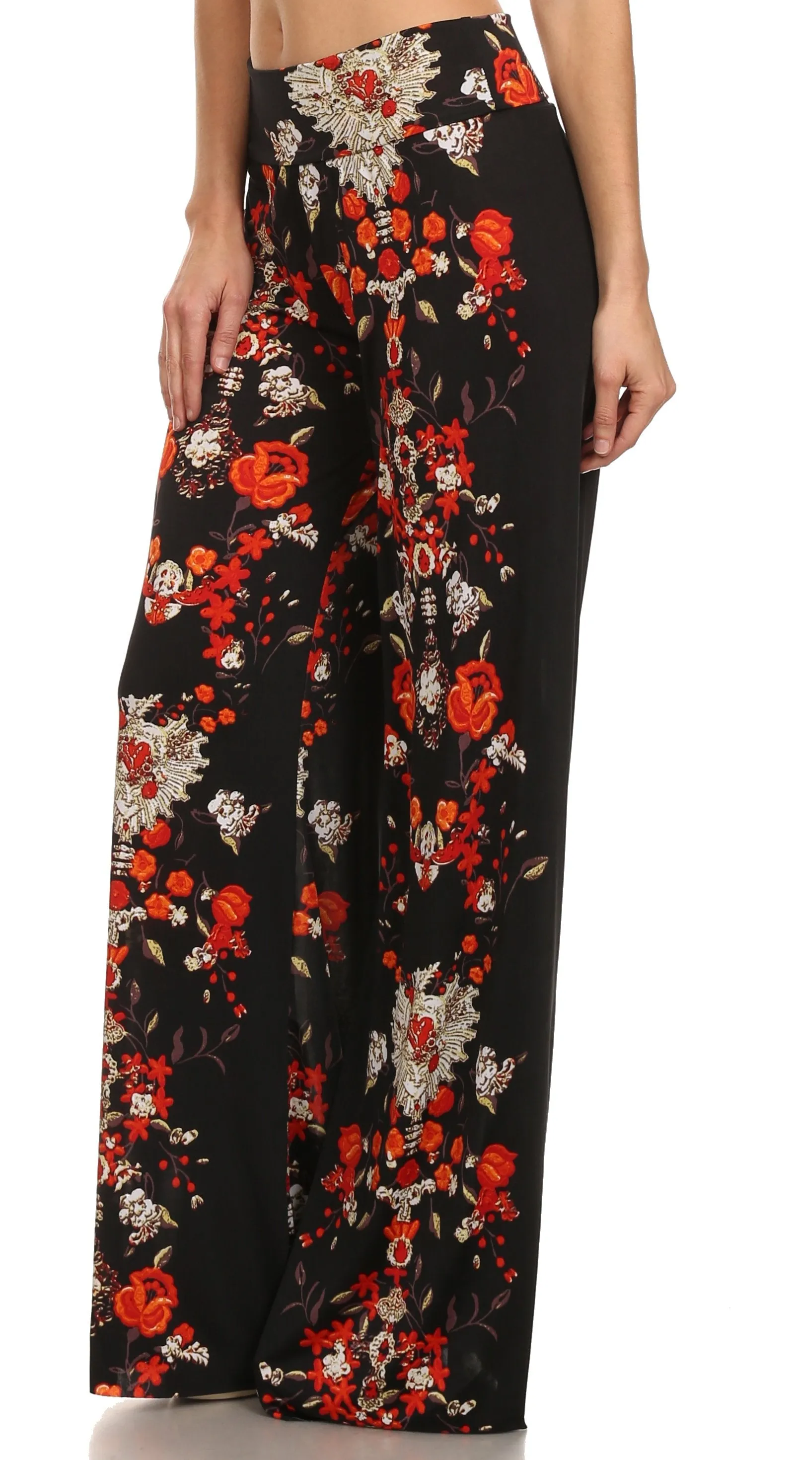 Sakkas Mikaela Spring / Summer Print Wide Leg Spandex Palazzo Pant