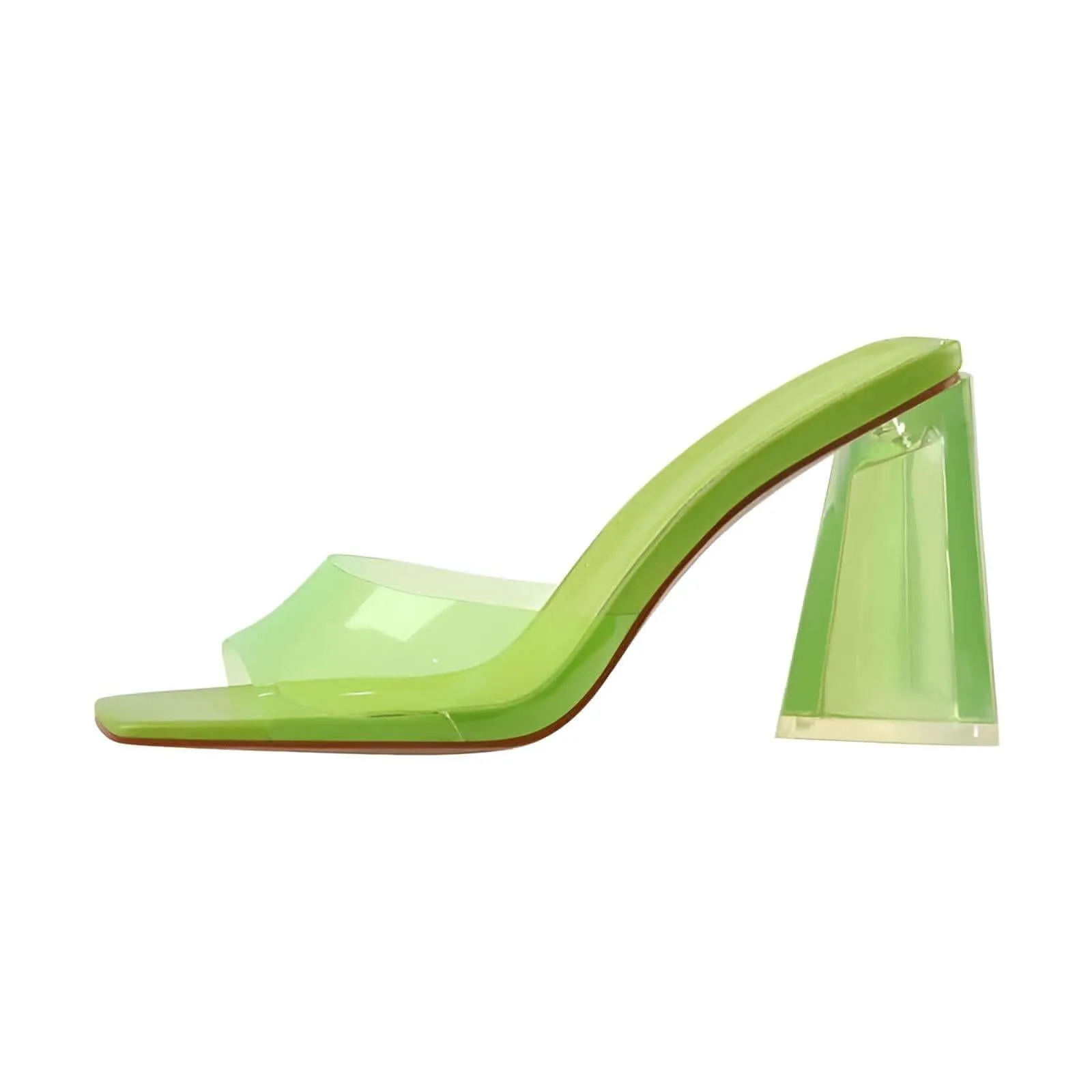 Square Toe Block Heel Sandals