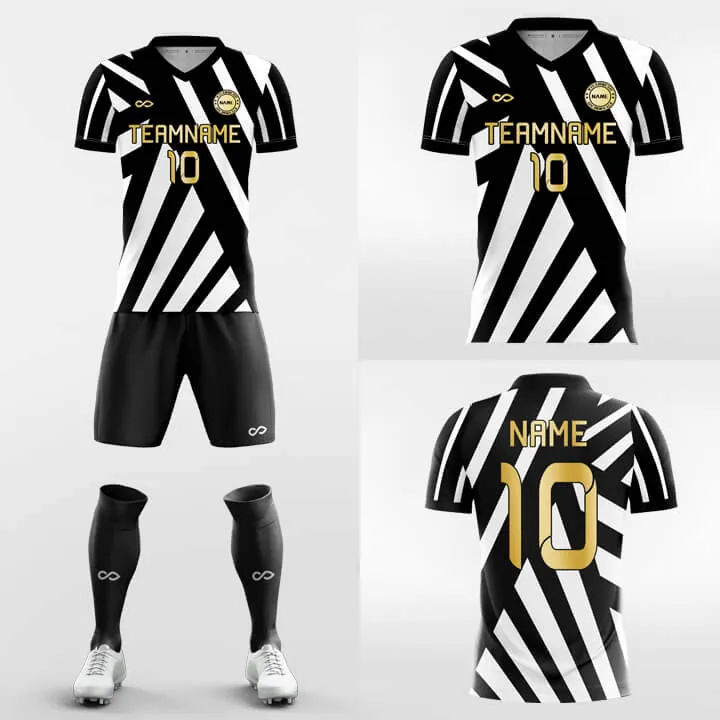 Zebra - Custom Soccer Jerseys Kit Sublimated Design